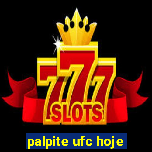 palpite ufc hoje